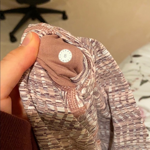 Lululemon Wunder Under High-Rise 7/8 Tight in Pink - Picture 6 of 9